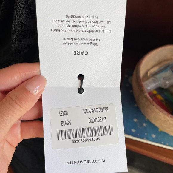 MISHA COLLECTION Black Midi Dress - Picture 5 of 8